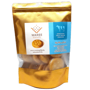 แครกเกอร์ไส้ครีมรสนมฮอกไกโด Hokkaido Milk Cream Cracker ขนาด 100 g.