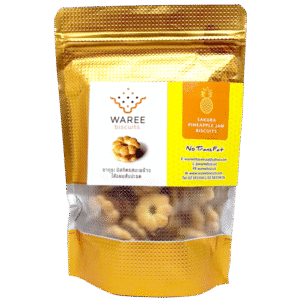 ซากุระ บิสกิตรสมะพร้าวไส้แยมสับปะรด Sakura Pineapple Jam Biscuits ขนาด 100 g.