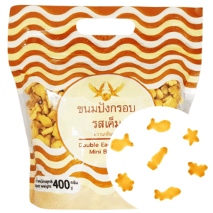 ขนมปังกรอบรสเค็ม (ซีฟู๊ด) Mini Biscuits ขนาด 400 g.