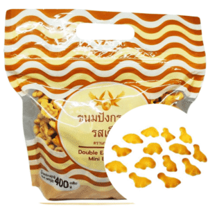ขนมปังกรอบรสเค็ม (ไดโนเสา) Mini Biscuits ขนาด 400 g.